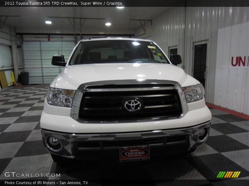 Super White / Graphite 2012 Toyota Tundra SR5 TRD CrewMax