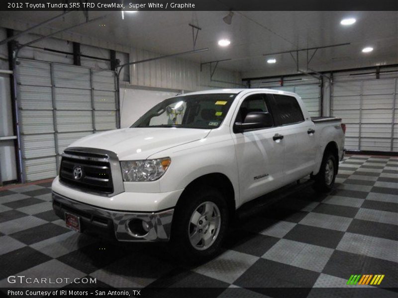 Super White / Graphite 2012 Toyota Tundra SR5 TRD CrewMax