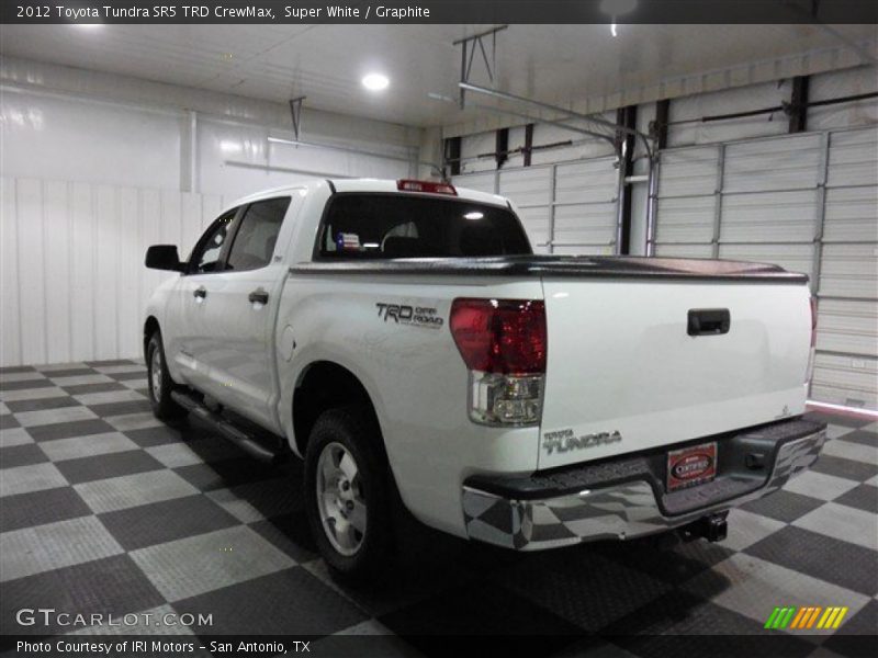 Super White / Graphite 2012 Toyota Tundra SR5 TRD CrewMax