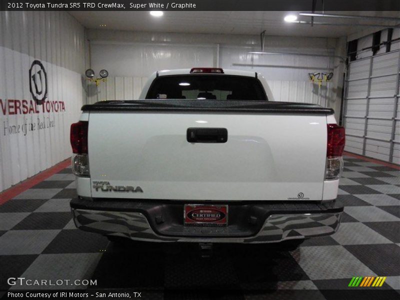 Super White / Graphite 2012 Toyota Tundra SR5 TRD CrewMax