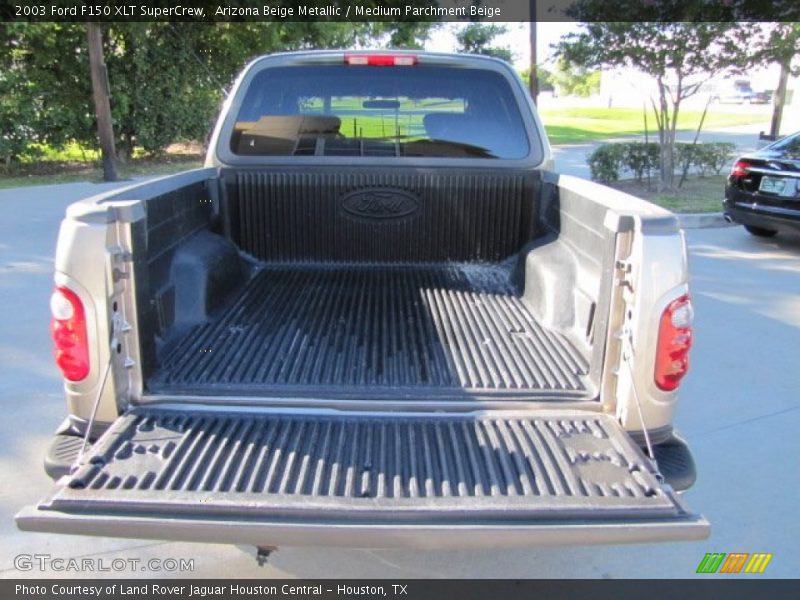 Arizona Beige Metallic / Medium Parchment Beige 2003 Ford F150 XLT SuperCrew