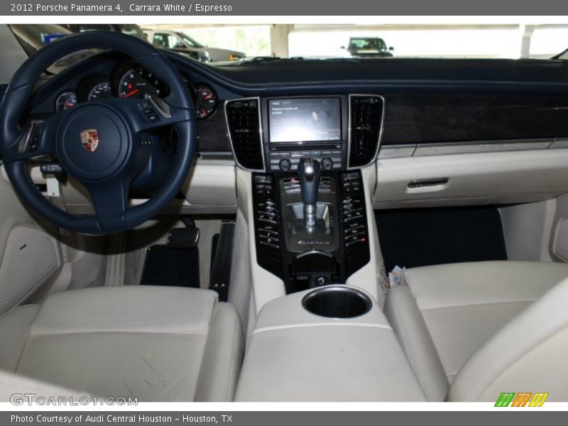 Carrara White / Espresso 2012 Porsche Panamera 4