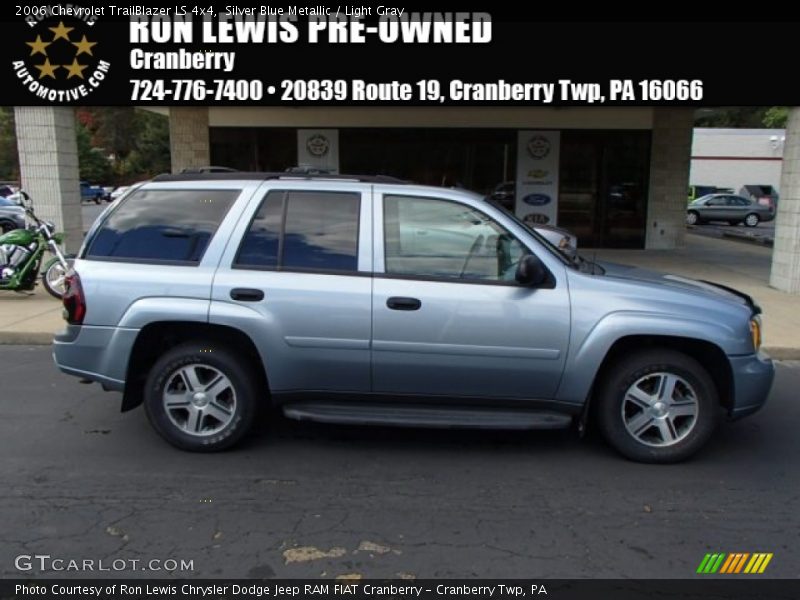 Silver Blue Metallic / Light Gray 2006 Chevrolet TrailBlazer LS 4x4