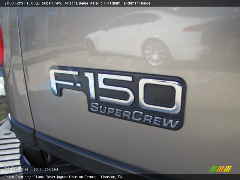 Arizona Beige Metallic / Medium Parchment Beige 2003 Ford F150 XLT SuperCrew