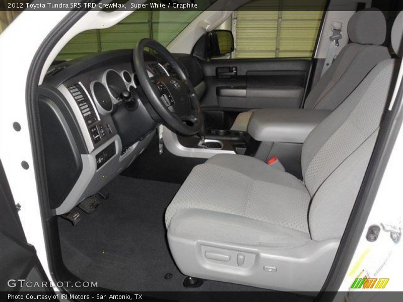 Super White / Graphite 2012 Toyota Tundra SR5 TRD CrewMax