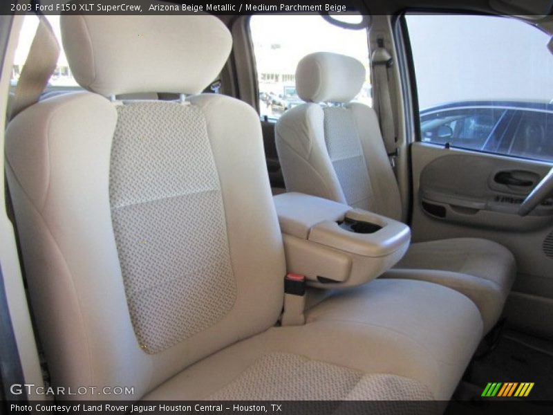 Arizona Beige Metallic / Medium Parchment Beige 2003 Ford F150 XLT SuperCrew