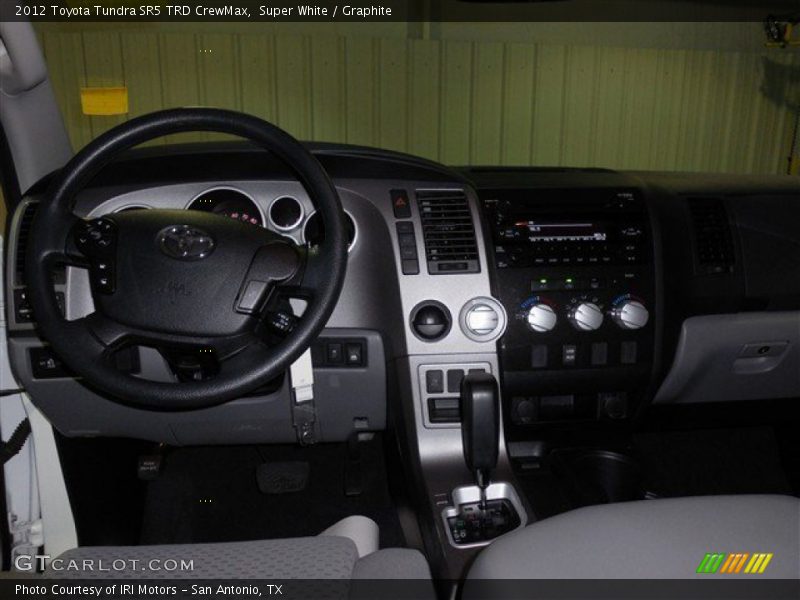 Super White / Graphite 2012 Toyota Tundra SR5 TRD CrewMax