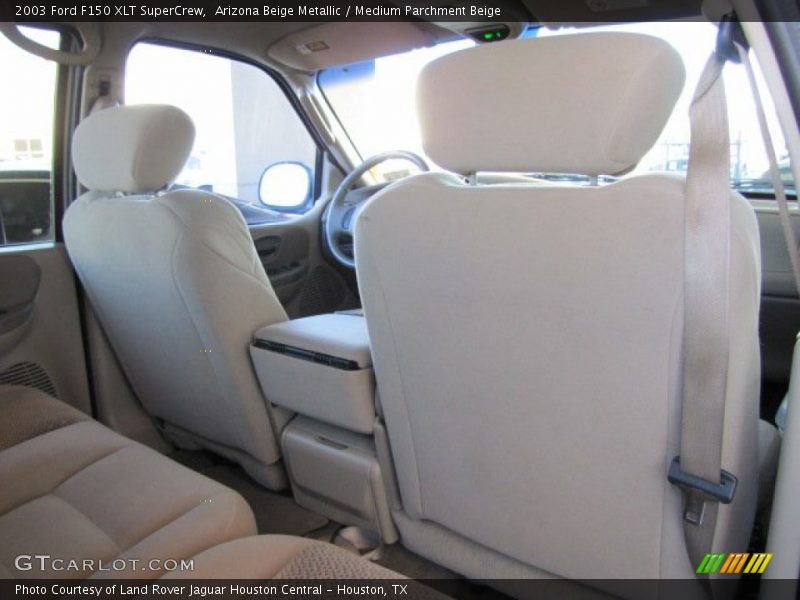 Arizona Beige Metallic / Medium Parchment Beige 2003 Ford F150 XLT SuperCrew