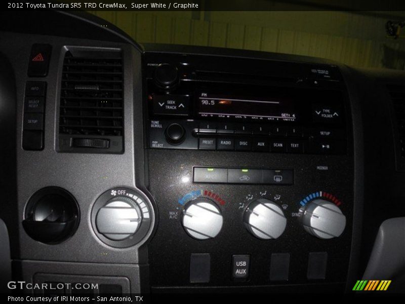 Super White / Graphite 2012 Toyota Tundra SR5 TRD CrewMax