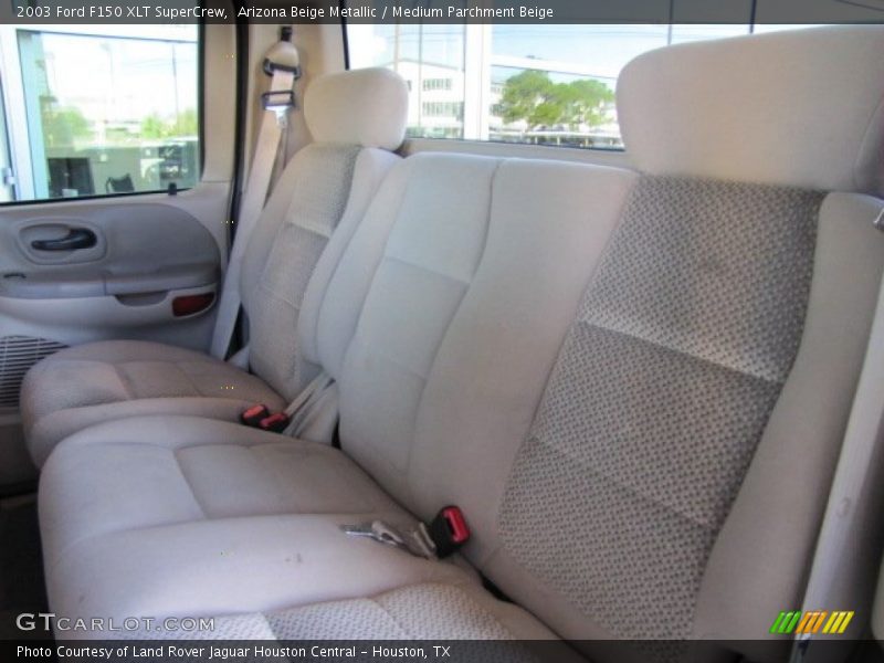 Arizona Beige Metallic / Medium Parchment Beige 2003 Ford F150 XLT SuperCrew