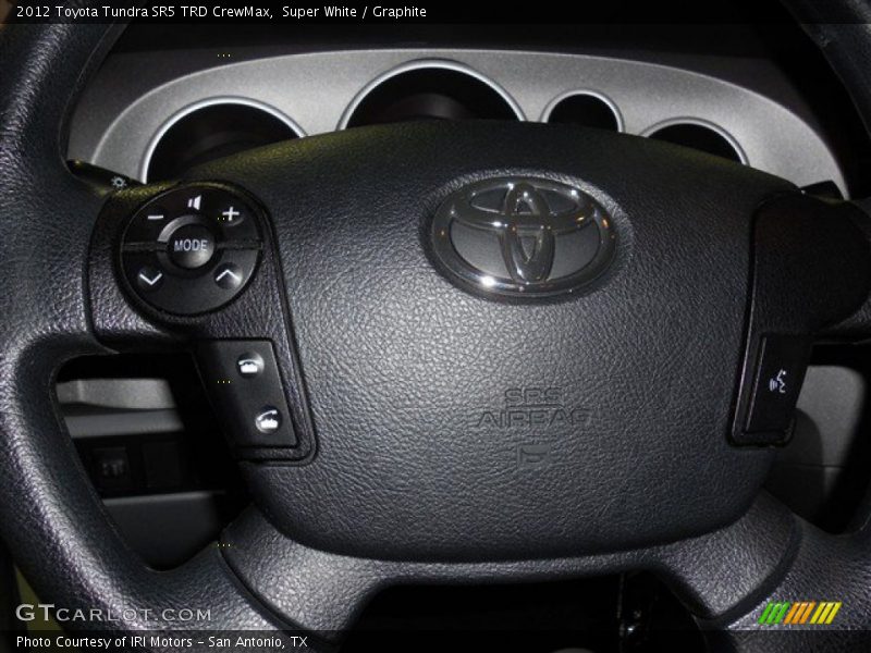 Super White / Graphite 2012 Toyota Tundra SR5 TRD CrewMax