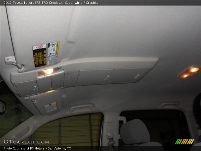 Super White / Graphite 2012 Toyota Tundra SR5 TRD CrewMax
