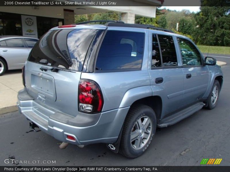Silver Blue Metallic / Light Gray 2006 Chevrolet TrailBlazer LS 4x4