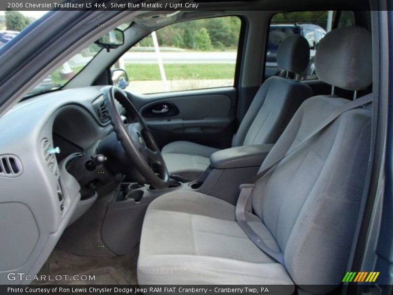 Silver Blue Metallic / Light Gray 2006 Chevrolet TrailBlazer LS 4x4