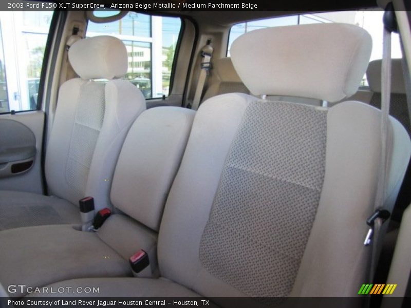 Arizona Beige Metallic / Medium Parchment Beige 2003 Ford F150 XLT SuperCrew