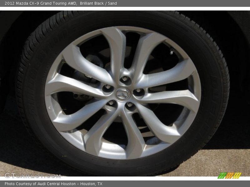 Brilliant Black / Sand 2012 Mazda CX-9 Grand Touring AWD
