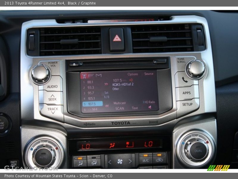 Black / Graphite 2013 Toyota 4Runner Limited 4x4