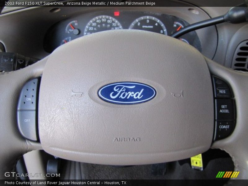 Arizona Beige Metallic / Medium Parchment Beige 2003 Ford F150 XLT SuperCrew