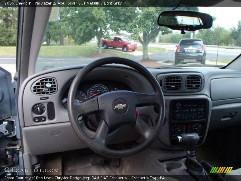 Silver Blue Metallic / Light Gray 2006 Chevrolet TrailBlazer LS 4x4