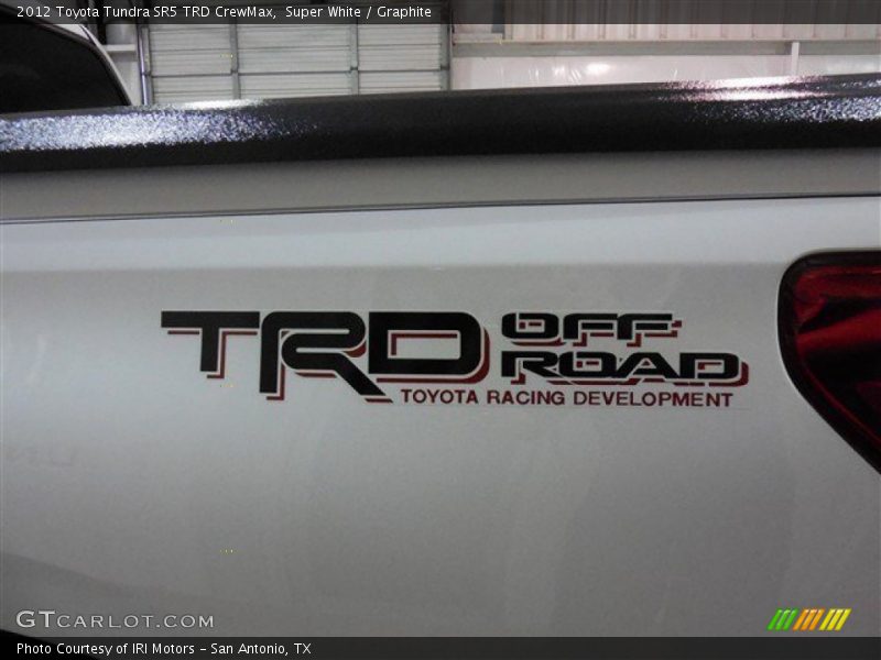 Super White / Graphite 2012 Toyota Tundra SR5 TRD CrewMax