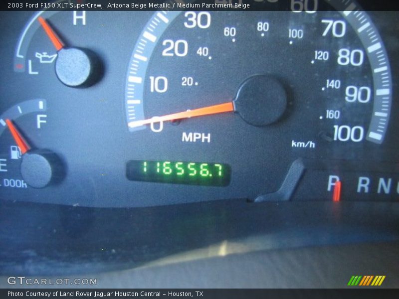 Arizona Beige Metallic / Medium Parchment Beige 2003 Ford F150 XLT SuperCrew