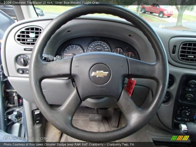 Silver Blue Metallic / Light Gray 2006 Chevrolet TrailBlazer LS 4x4