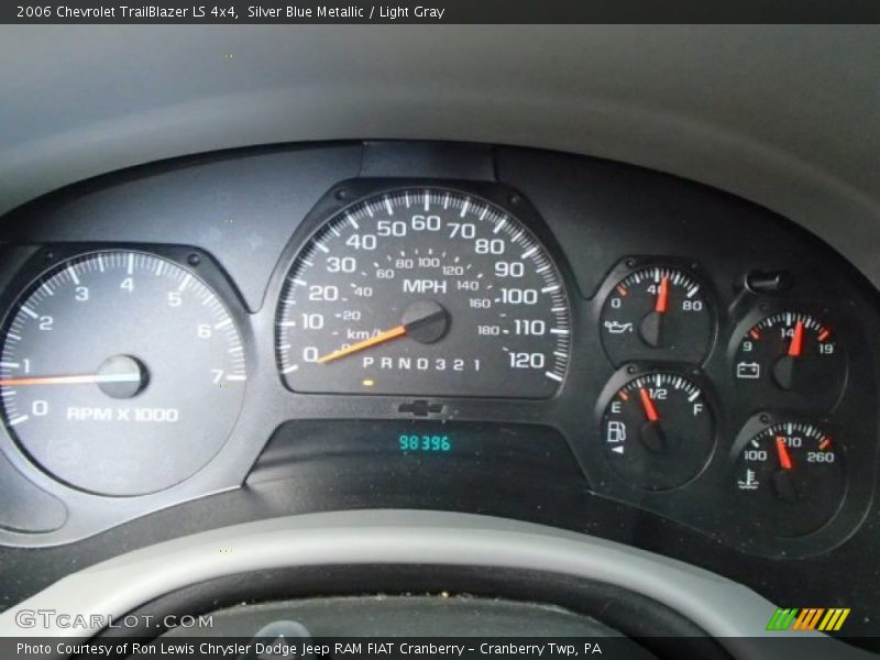 Silver Blue Metallic / Light Gray 2006 Chevrolet TrailBlazer LS 4x4