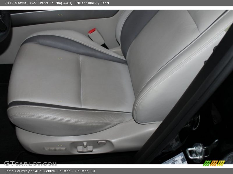 Brilliant Black / Sand 2012 Mazda CX-9 Grand Touring AWD