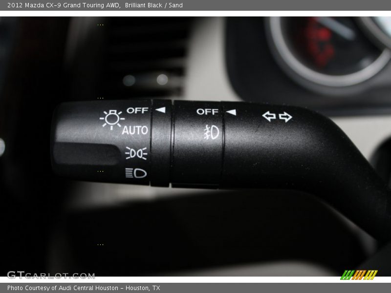 Brilliant Black / Sand 2012 Mazda CX-9 Grand Touring AWD
