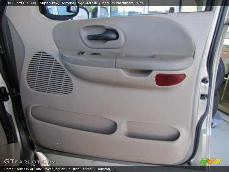Arizona Beige Metallic / Medium Parchment Beige 2003 Ford F150 XLT SuperCrew