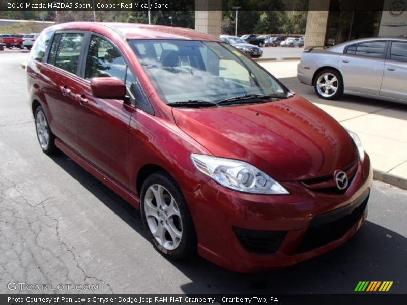 Copper Red Mica / Sand 2010 Mazda MAZDA5 Sport