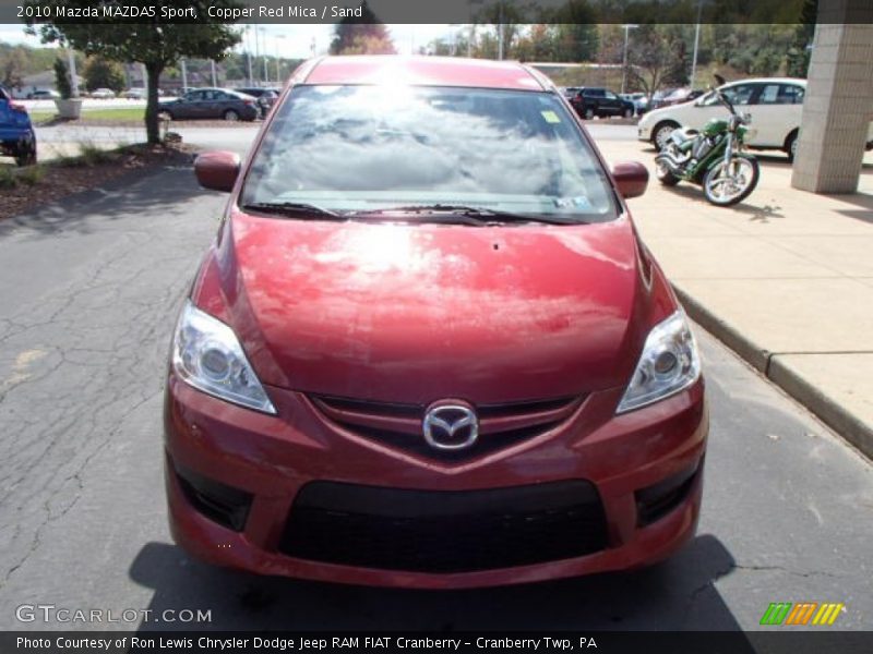 Copper Red Mica / Sand 2010 Mazda MAZDA5 Sport