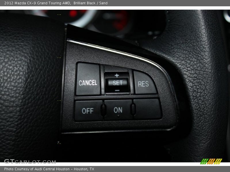 Brilliant Black / Sand 2012 Mazda CX-9 Grand Touring AWD