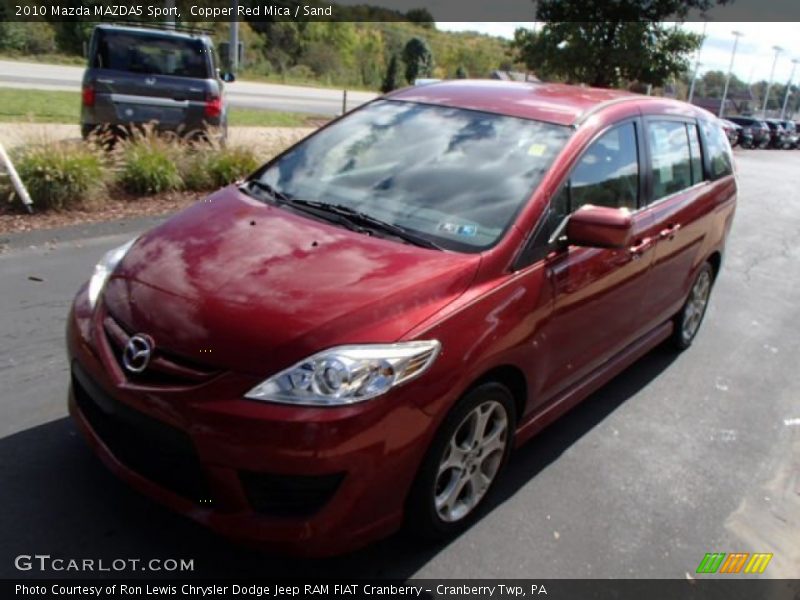 Copper Red Mica / Sand 2010 Mazda MAZDA5 Sport