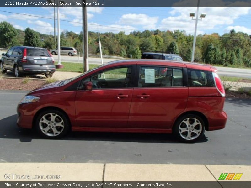 Copper Red Mica / Sand 2010 Mazda MAZDA5 Sport