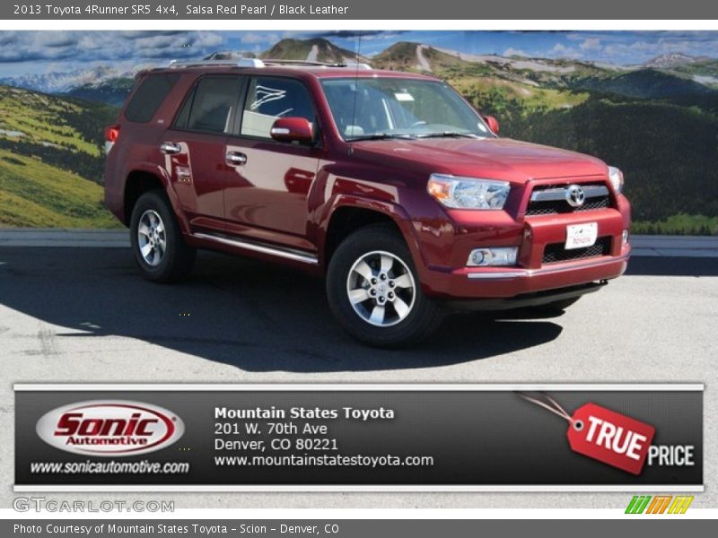 Salsa Red Pearl / Black Leather 2013 Toyota 4Runner SR5 4x4