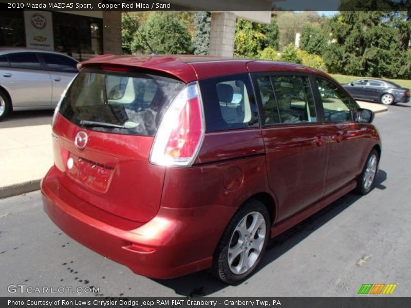 Copper Red Mica / Sand 2010 Mazda MAZDA5 Sport