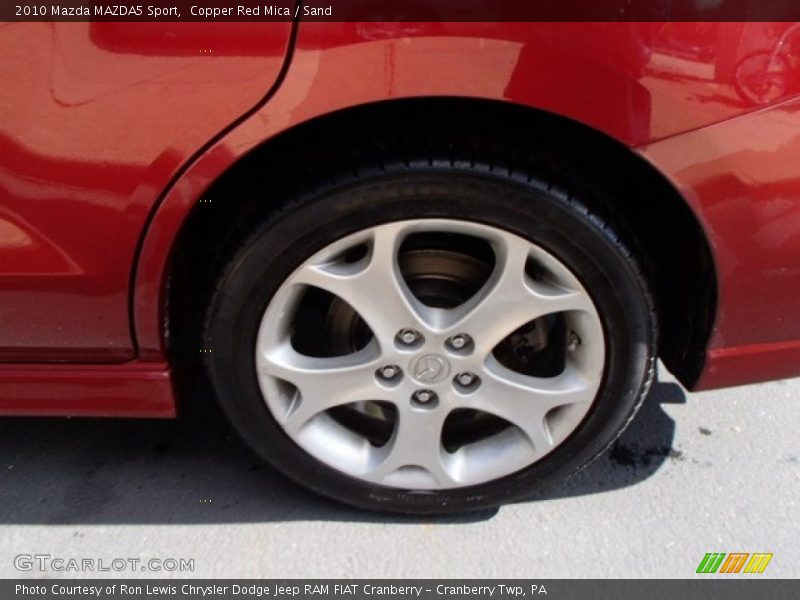 Copper Red Mica / Sand 2010 Mazda MAZDA5 Sport
