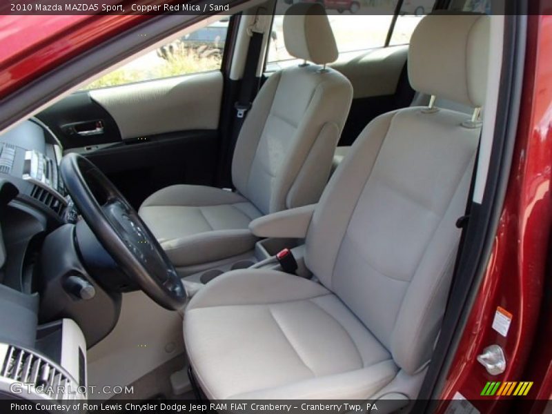 Copper Red Mica / Sand 2010 Mazda MAZDA5 Sport