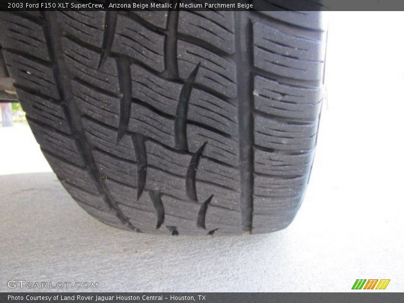 Arizona Beige Metallic / Medium Parchment Beige 2003 Ford F150 XLT SuperCrew