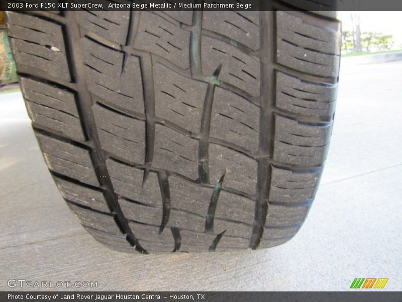 Arizona Beige Metallic / Medium Parchment Beige 2003 Ford F150 XLT SuperCrew