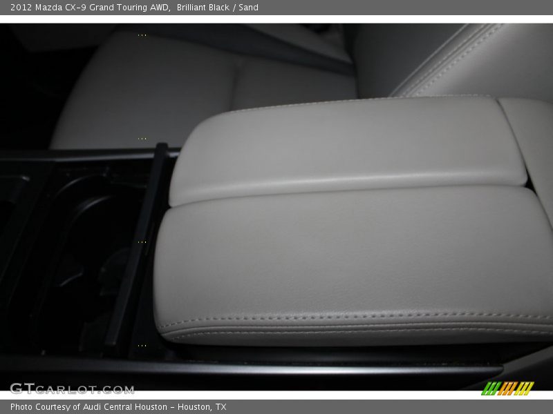 Brilliant Black / Sand 2012 Mazda CX-9 Grand Touring AWD