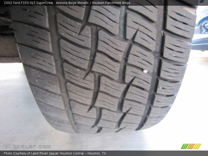 Arizona Beige Metallic / Medium Parchment Beige 2003 Ford F150 XLT SuperCrew