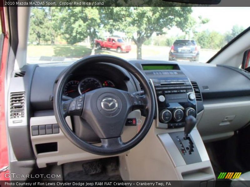 Copper Red Mica / Sand 2010 Mazda MAZDA5 Sport
