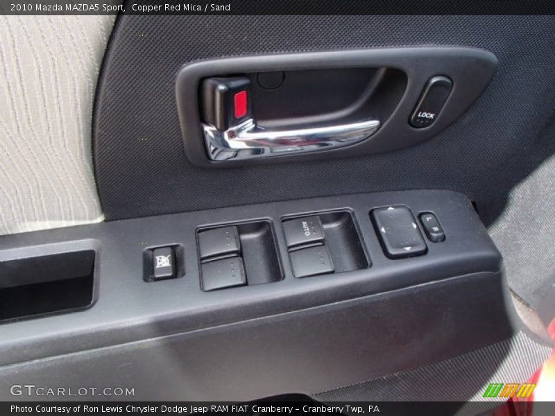 Copper Red Mica / Sand 2010 Mazda MAZDA5 Sport