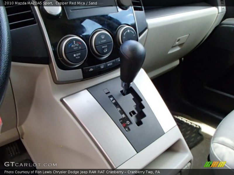 Copper Red Mica / Sand 2010 Mazda MAZDA5 Sport