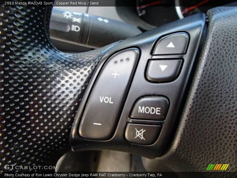 Copper Red Mica / Sand 2010 Mazda MAZDA5 Sport
