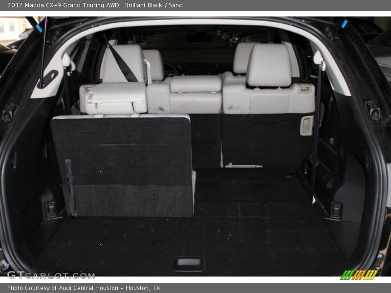Brilliant Black / Sand 2012 Mazda CX-9 Grand Touring AWD