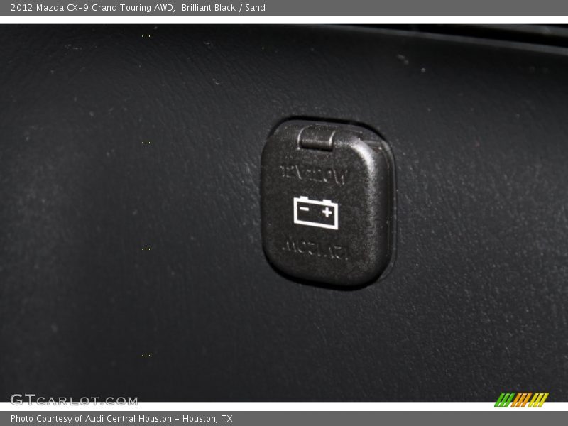 Brilliant Black / Sand 2012 Mazda CX-9 Grand Touring AWD