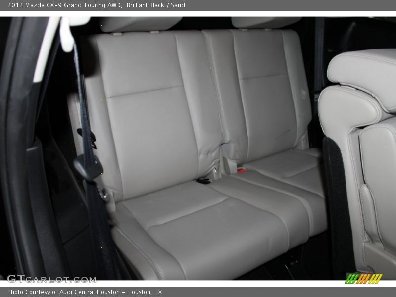 Brilliant Black / Sand 2012 Mazda CX-9 Grand Touring AWD